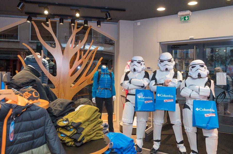 Stars Wars  débarque chez Columbia Annecy